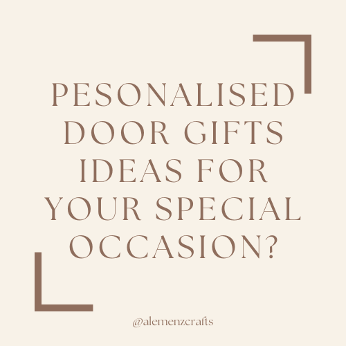 Personalised Door Gift For Engagement