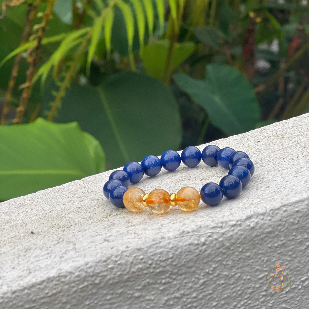 Citrine & Dumerorite Bracelet