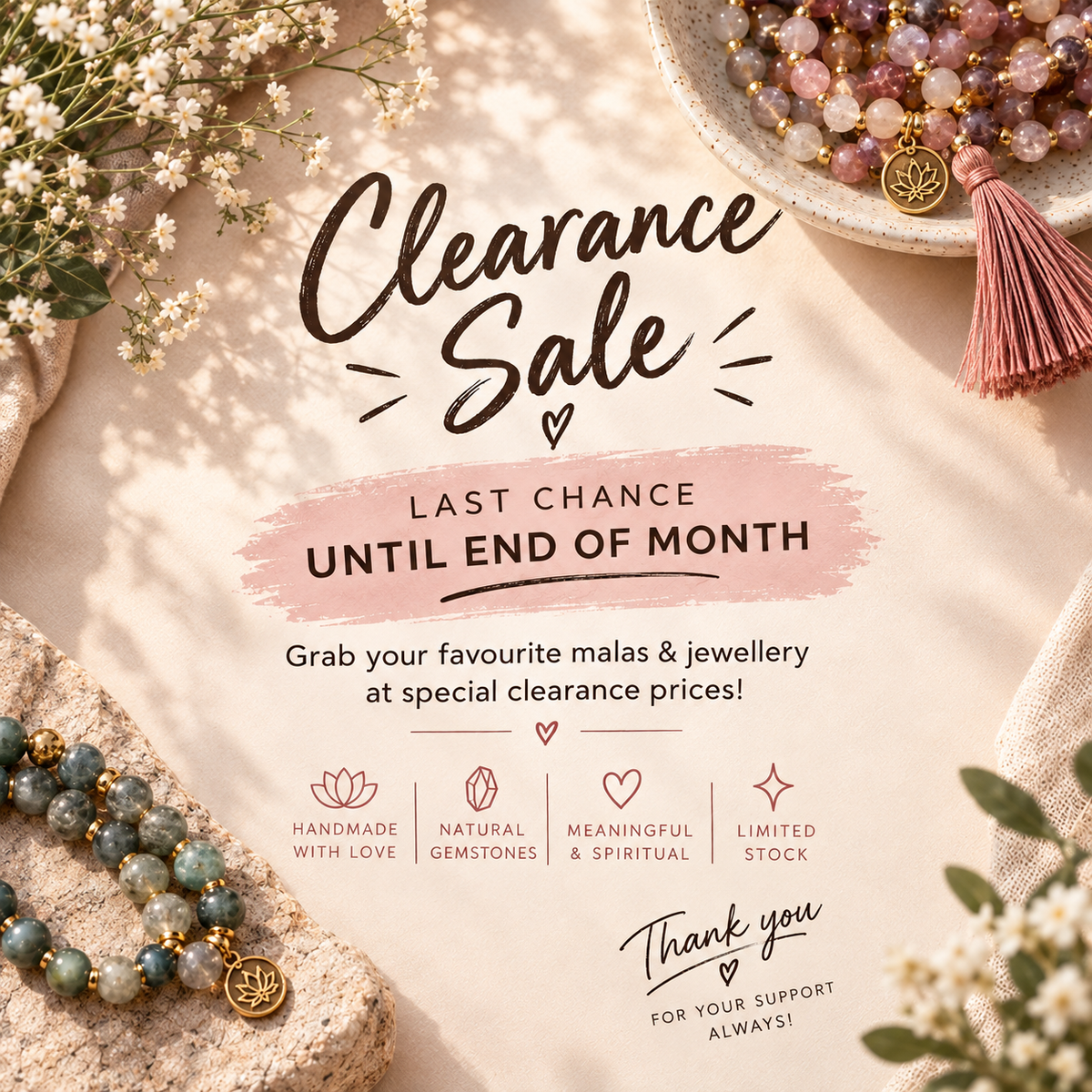 CLEARANCE SALE ~