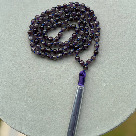 108 Mala — Amethyst (6mm bead)