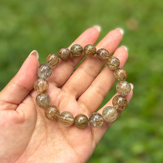 Mixed Rutilated Quartz Bracelet