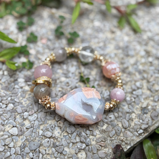 Pink Picasso Jasper Bracelet