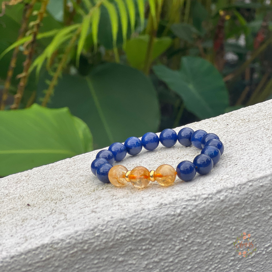 Citrine & Dumerorite Bracelet