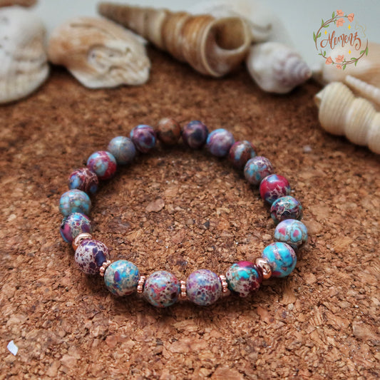 Purple Sea Jasper Bracelet